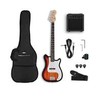 VISIONSTRING Kit de Bajo Eléctrico con Ampli 10W y Accesorios - Sunburst