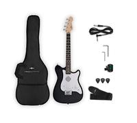 VISIONSTRING Mini Electric Guitar with In-Built Speaker Black