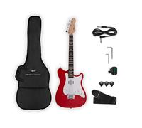 VISIONSTRING Mini Electric Guitar with In-Built Speaker Red