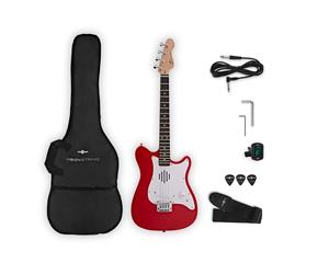 VISIONSTRING Mini Electric Guitar with In-Built Speaker Red