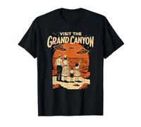 Visit The Grand Canyon Retro UFO & National Park Camiseta