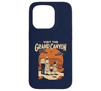 Visit The Grand Canyon Retro UFO & National Park Carcasa para iPhone 15 Pro