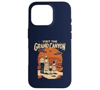 Visit The Grand Canyon Retro UFO & National Park Carcasa para iPhone 16 Pro