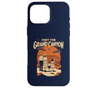 Visit The Grand Canyon Retro UFO & National Park Carcasa para iPhone 16 Pro MAX