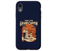 Visit The Grand Canyon Retro UFO & National Park Carcasa para iPhone XR