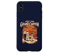 Visit The Grand Canyon Retro UFO & National Park Carcasa para iPhone XS MAX
