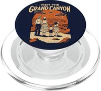 Visit The Grand Canyon Retro UFO & National Park PopSockets PopGrip para MagSafe