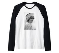 Visita al Derby de la Familia Real de Diana Princesa De Gales 1985 Camiseta Manga Raglan