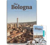 Visita Bolonia Rompecabezas para Adolescentes, Ayuda al Cerebro a ejercitar Juguetes adictivos para Cultivar la Paciencia Una Obra de Arte 50x75cm