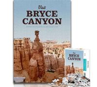 Visita Bryce Canyon Puzzles de 1000 Piezas para Adultos, desafiante de completar, Pero Divertido y Divertido Juego Educativo para cumpleaños, 38x26cm