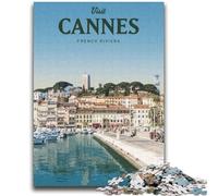 Visita Cannes: Rompecabezas para Adultos (1000 Piezas, 70x100cm)