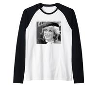 Visita de la Familia Real de Diana Princesa de Gales a St Austell 1983 Camiseta Manga Raglan