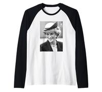 Visita de la Familia Real Diana Princess of Wales 1985 Camiseta Manga Raglan