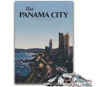 Visita la Ciudad de Panamá: Rompecabezas para Adolescentes, 1000 Piezas, Juego desafiante y Familiar, interacción Entre Padres e Hijos, 1000 Piezas (26x38cm)