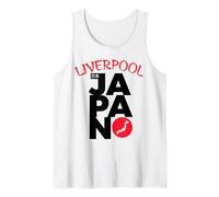 Visita Liverpool Sign Street City of Liverpool UK Japan Flag Camiseta sin Mangas