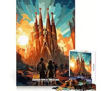 Visita Sagrada Familia Rompecabezas de 1000 Piezas para Adultos Concentración Habilidad Atención Plena Escape Interconexión Bien Regalo significativo (38x52cm)