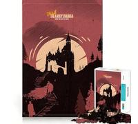 Visita Transilvania Rompecabezas para Adultos de 1000 Piezas Juguete Que desafía la Mente Corte preciso Alineación Actividad Nocturna Divertida para Toda la Familia (38x26cm)