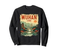 Visita Wuhan Provincia de Hubei China Retro Sudadera