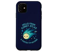 Visitante del Cometa Atlas Desde más allá del diseño Espacial Kawaii Carcasa para iPhone 11
