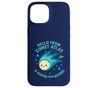 Visitante del Cometa Atlas Desde más allá del diseño Espacial Kawaii Carcasa para iPhone 15