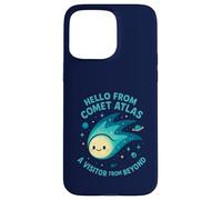 Visitante del Cometa Atlas Desde más allá del diseño Espacial Kawaii Carcasa para iPhone 15 Pro MAX