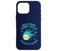 Visitante del Cometa Atlas Desde más allá del diseño Espacial Kawaii Carcasa para iPhone 16 Pro MAX