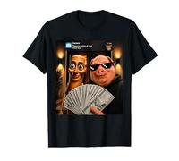 Visitante Inesperado de la Puerta Principal John Pork Tung Sahur AI Meme Camiseta gráfica económica