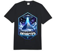 Visitar Antártida OVNI Extraterrestre Misterio Ciencia Ficción Conspiración Creyente Comfort Colors Adult Heavyweight T-Shirt