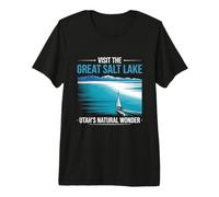Visite el Gran Barco de Vela de Salt Lake Marina Utah Tourist Camiseta Premium