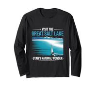 Visite el Gran Barco de Vela de Salt Lake Marina Utah Tourist Manga Larga