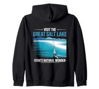 Visite el Gran Barco de Vela de Salt Lake Marina Utah Tourist Sudadera con Capucha