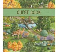 Visitor Guest Book: Guestbook for Cabins, Cottages & Vacation Rentals | Guest Log for Memories, Travel Tips, and Messages to the Host | Woodland Cover