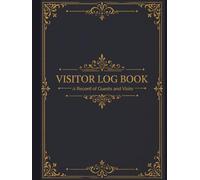 Visitor Log Book: 6000 Entry Guest Register with 200 Pages | Visitor Sign In and Out Book for Offices, Schools, Churches, Clinics, Apartments, and Small Businesses Version: Navy Blue