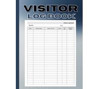 Visitor Log Book: Guest Sign In and Sign Out Register for Offices and Businesses, Houses, school: Tracking 3240 Entries with Ease ....110 Pages (8.5" x 11")