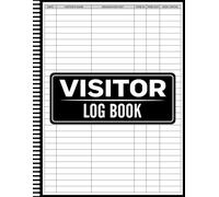 Visitor Log Book: Guest Sign In and Sign Out Register for Offices and Businesses:: Tracking 3210 Entries with Ease, Track & Trace Book, Visitor Sign In Sheets