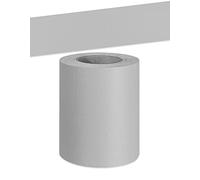 VisitRyl Borde del papel pintado gris claro mate Auto Adhesivo del Papel Pintado del PVC Cenefa autoadhesiva para decoración de pared de cocina baño 5cm X 500cm