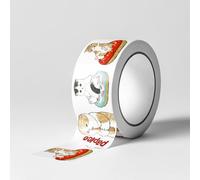 VisitRyl Cenefas Adhesivas Cocina De Friso Papel Para Paredes DecoracióN Pared Cocina, BañO,Pvc Cenefa Autoadhesiva Dibujos animados de la habitación infantil Gato de cabeza grande 15cm X 300cm