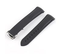 VISIYUBL 20 mm 21 mm 22 mm Fin de goma de silicona de silicona end for Pagani Watch Fit for Huawei Adecuado Gt2 Magic Watch 2 Fit for Honor Fit for Samsung Galaxy Watch S3 S4(Black 1)