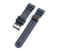 VISIYUBL 20 mm 22 mm buceador de goma correa de silicona de reemplazo de silicona pulsera herramientas de pulsera Ajuste for Grands Watch Japan 5 Prosex Monstruo Skx009(Blue rootring,20mm)