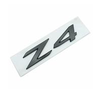 VISIYUBL Adhesivo ABS 3D, Logotipo Negro Cromado Z4, Letras Emblema, Insignia for Maletero Trasero de Coche, calcomanía Apta Fit For BMW Z4 E85 E89 G29 Z4, Accesorios Adhesivos(Glossy Black)