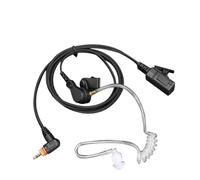 VISIYUBL Auriculares PPT for micrófono Aptos for Radio Motorola SL1M SL1K SL1600 SL300 SL7500 SL400 SL4000 SL7550 Walkie Talkie Air Acoustic Tube