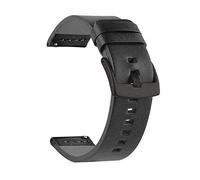 VISIYUBL Bandas de reloj de lanzamiento rápido de banda de cuero 18 mm/20 mm/22 mm/24 mm hechos a mano Bandas de relojes vintage(Schwarz,22mm)