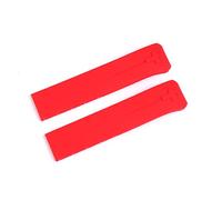 VISIYUBL Bandas de reloj de silicona 20mm 21mm Experto T013 T047 T081 T33 Correa de goma T-Sport Wamkband impermeable T013420A T047420A Apto for Tissot (Color : Red strap only, Size : 20mm)