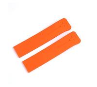 VISIYUBL Bandas de reloj de silicona 20mm 21mm Experto T013 T047 T081 T33 Correa de goma T-Sport Wamkband impermeable T013420A T047420A Apto for Tissot (Color : Orange strap only, Size : 21mm)