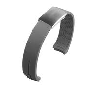 VISIYUBL Bandas de reloj de silicona 20mm 21mm Experto T013 T047 T081 T33 Correa de goma T-Sport Wamkband impermeable T013420A T047420A Apto for Tissot (Color : Gray claspsilver, Size : 21mm)