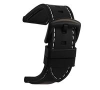 VISIYUBL Body Silicone Rubber Bandas Ratios de reloj impermeables 20 mm 22 mm 24 mm 26 mm Relojes Cinturón(White B,26mm)