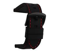 VISIYUBL Body Silicone Rubber Bandas Ratios de reloj impermeables 20 mm 22 mm 24 mm 26 mm Relojes Cinturón(Red B,22mm)