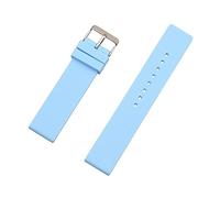 VISIYUBL Correo de reloj genérico Correa Blanca Blanca Rosa Pink Sport Sport Stars Pulseras for hombres 12 mm 14 mm 16 mm 18 mm 20 mm 22 mm 24 mm(Light blue,18mm)