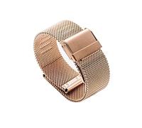 VISIYUBL Milanese Loop Watch Strap 18 mm de 20 mm Band de reloj for el ajuste for DW Fit for la banda de acero inoxidable de Daniel Wellington 12 mm 14 mm 16 mm de 22 mm de ancho (Color : Rosegold,