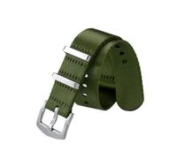 VISIYUBL Nylon Premium NYLO Strap 20mm 22mm Asiento del cinturón de seguridad Sports Fit for 007 Fit for James Bond WatchBand Reemplazo(Rose Green)